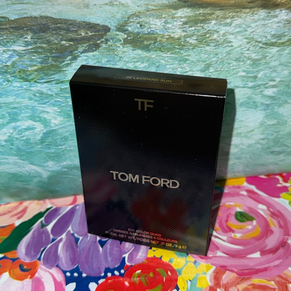 NIB NWT Tom Ford Eye Color Quad Eyeshadow Compact Mirror Palette 26 Leopard Sun - Picture 11 of 14